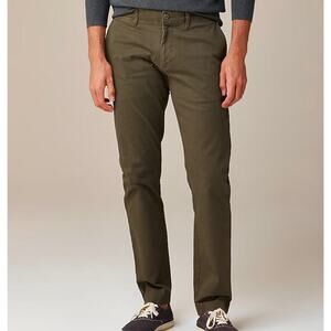 NWT J.Crew 484 Slim Fit Stretch Chino Pant In Catskill Green Size 33x30